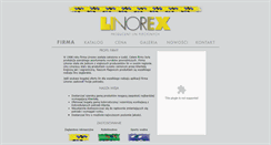 Desktop Screenshot of linorex.pl