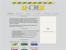 Tablet Screenshot of linorex.pl